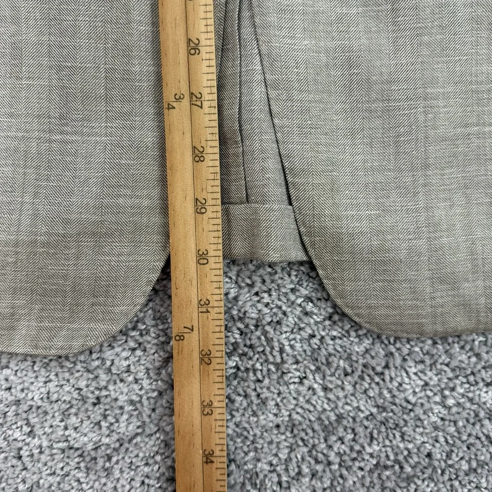 George Bass Loro Piana Blazer Men's 44R Summertime Wool Silk Linen 1/4 Lined